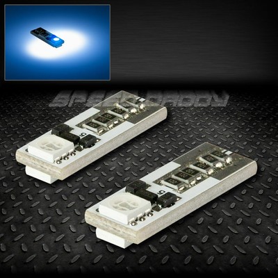 ПАРА 2SMD 2 5050 SMD LED T10 W5W CANBUS СИНЯЯ ВНУТРЕННЯЯ КУПОЛЬНАЯ КЛИНОВИДНАЯ ЛАМПОЧКА 12V