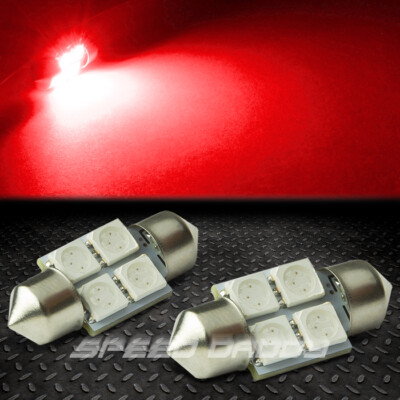 2x4 SMD 4SMD 31 ММ КРАСНЫЙ 5050 5055 СВЕТОДИОДНЫЙ АВТОМОБИЛЬНЫЙ ВНУТРЕННИЙ КУПОЛ/КАРТА 12 В ЛАМПОЧКА НАКАЛИВАНИЯ
