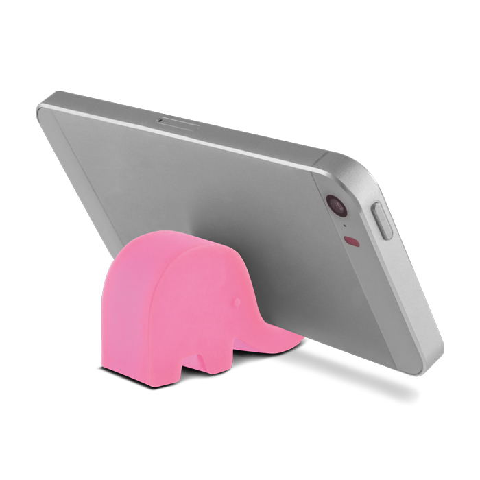 STAND SUPPORTO DA TAVOLO RIPIANO SILICONE UNIVERSALE SMARTPHONE CELLULARI ELE RO