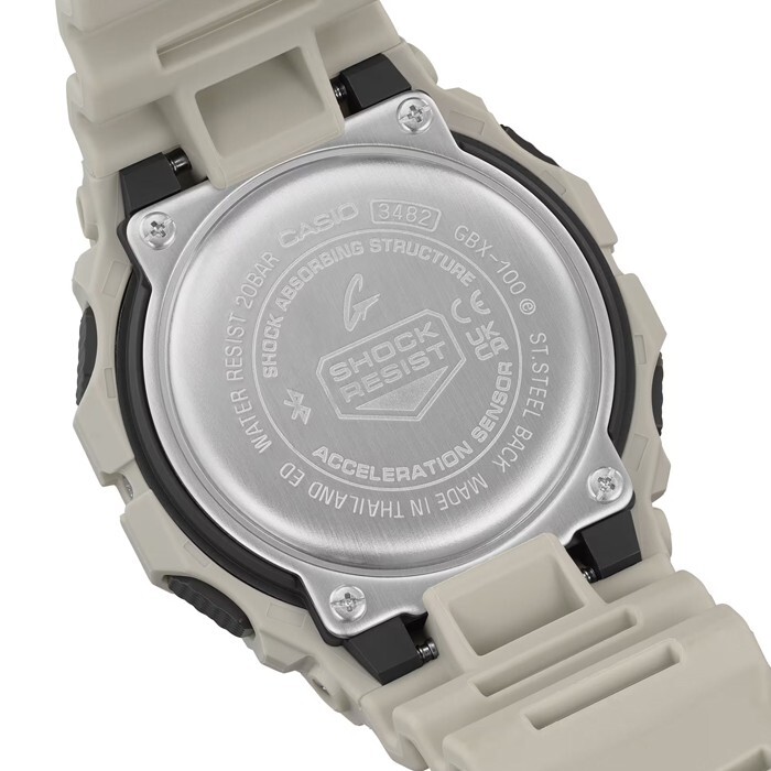 Pre-owned Casio G-shock Digital Bluetooth Electronic Watch Gbx-100-8【shipping From Taiwan】