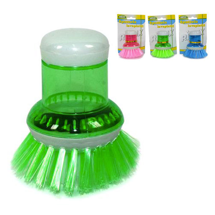 Dispenser Sapone Detersivo Dosatore Lava Stoviglie Cucina Spazzola Piatti moc