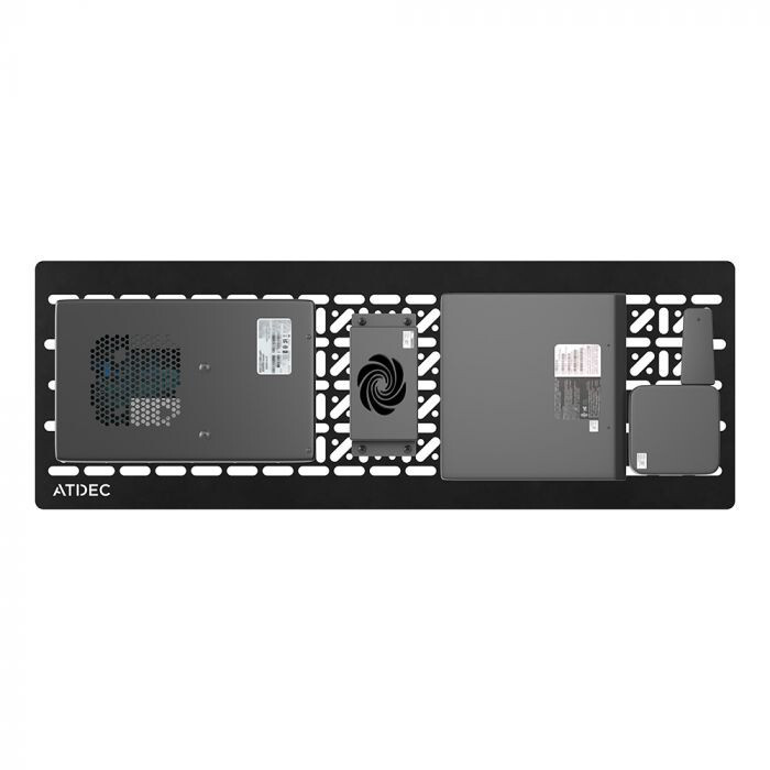 ATDEC MEDIA STORAGE UTILITY PANEL, 10KG, 490x174mm, 10YR WTY - AC-AP-4612
