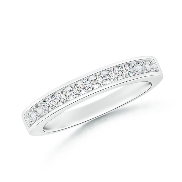 Pre-owned Limor 1/5ct Natural Diamond Womens Wedding Ring 14k White Gold