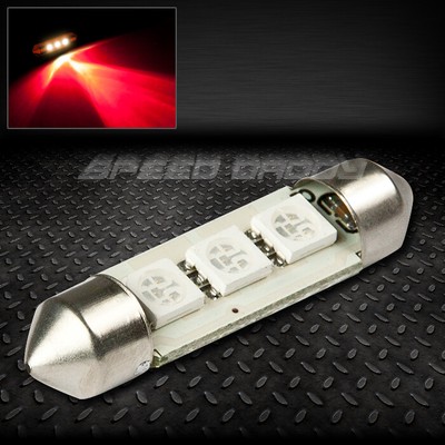 3 SMD 3SMD 39 ММ КРАСНЫЙ 5050 5055 СВЕТОДИОДНЫЙ АВТОМАТИЧЕСКИЙ ВНУТРЕННИЙ КУПОЛ 12 В ЛАМПОЧКА НАКАЛИВАНИЯ