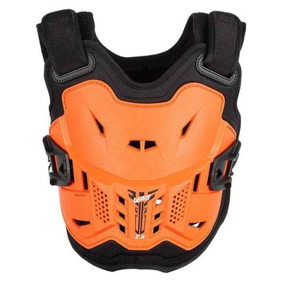 Leatt 2.5 Mini Lightweight Hard Shell Chest Protector Black/Red #Kids 110-134cm