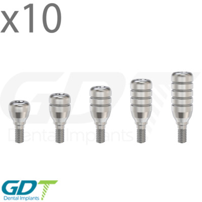10 Healing Cap Ø3.0mm Slim platform, Internal Hex Dental Im plant Abut ment