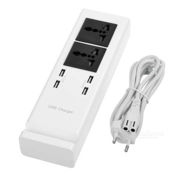 Adattatore Multipresa 4 Porte Usb + 2 Prese Switch Ricarica Ev Plug YC-CDA8 hsb