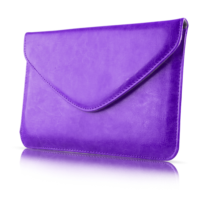 BORSA CUSTODIA UNIVERSALE PU STILO per TABLET 10" 10 pollici VIOLA