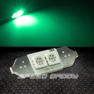 2 SMD 2SMD 31 ММ ЗЕЛЕНЫЙ 5050 5055 СВЕТОДИОДНЫЙ АВТОМОБИЛЬНЫЙ ВНУТРЕННИЙ КУПОЛ/КАРТОГРАФИЧЕСКАЯ ПАНЕЛЬ 12 В ЛАМПОЧКА