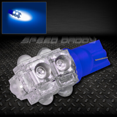 T10 W5W 194 СИНЯЯ ЛАМПА НАКАЛИВАНИЯ САЛОНА АВТОМОБИЛЯ с КУПОЛОМ/КАРТОЙ на КЛИНЕ с 9 СВЕТОДИОДАМИ SUPER FLUX LED