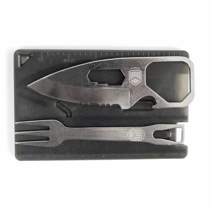 United Tactical Mini Utensil Set Multi-Purpose Knife Tough Three Prong Fork 