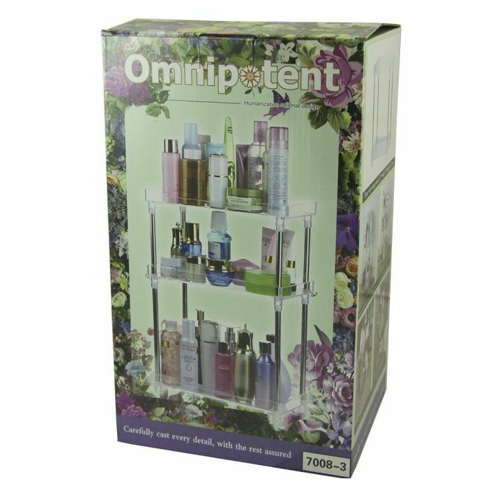 Organizer Per Cosmetici Profumo Trucchi Bagno Multiuso 3 Ripiani Omnipotent cir