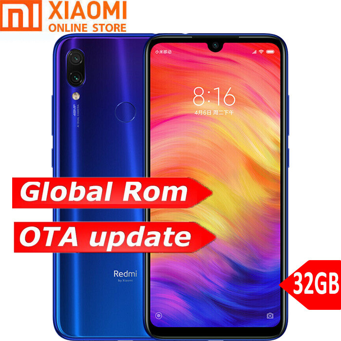 Original Xiaomi Redmi Note 7 6.3" 3GB 32GB Snapdragon 660 MIUI10 4000mAh 4G Azul
