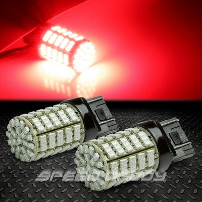 2X 7443 127 SMD 127SMD КРАСНАЯ 3020 СВЕТОДИОДНАЯ ЛАМПА УКАЗАТЕЛЯ ПОВОРОТА/ОБРЫВА/ОСТАНОВКИ ЗАДНЕГО ФОНАРЯ 12V