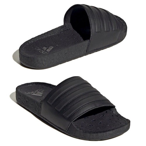 Pre-owned Adidas Originals Adidas Adilette Ultra Boost Slide Sandal Triple Black Eh2256 Men's 12 ?sold Out