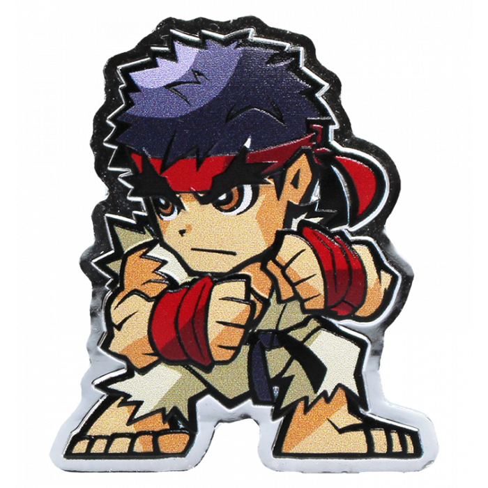 2021 1 oz Fiji Street Fighter Mini Ryu 999 Silver Coin Limited Edition