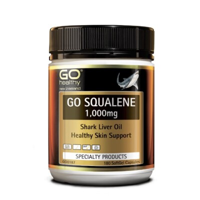 [Go Healthy] Go Squalene 1000mg Skin Health 180 Capsules 09/2026
