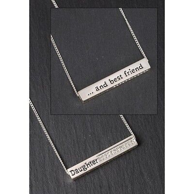 Equilibrium Block Necklace Daughter And Best Friend Gift Box Birthday