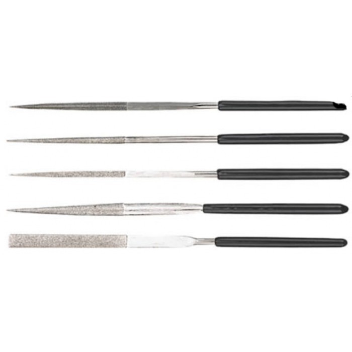 Set 5 Mini Lime Raspe Ad Ago Per Ferro Acciaio Legno Lunghezza 160mm dfh