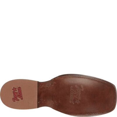 Pre-owned Tony Lama Men's Tl5381 Rancho 11" Umber Square Toe Western Boot In Umber (brown)
