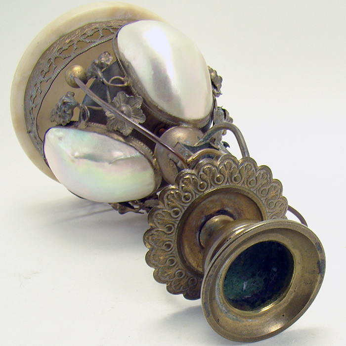 Victorian Mother of Pearl Lobby Bell - 1890