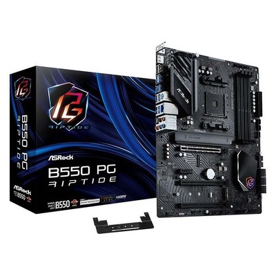 ASRock B550 Phantom Gaming Riptide Socket AM4 AMD B550 DDR4 ATX Motherboard (B55