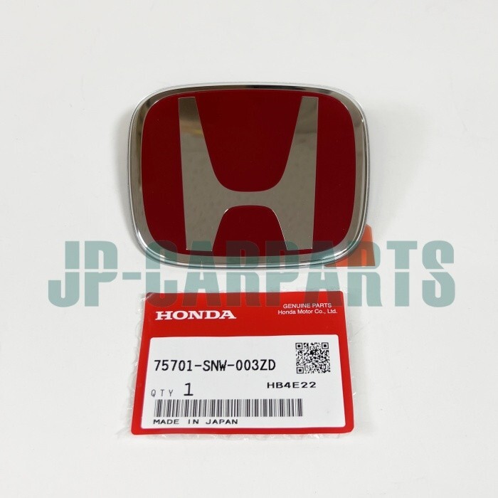 HONDA 赤 タンク ロゴ付き ホンダ純正Z50Aタンクエンブレム左右&ビス付き【ポスト投函便