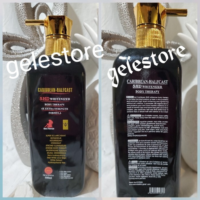 Caribbean H-C 5HD whitenizer body milk 500mlx 1 super  ecclaircissan👌 effective