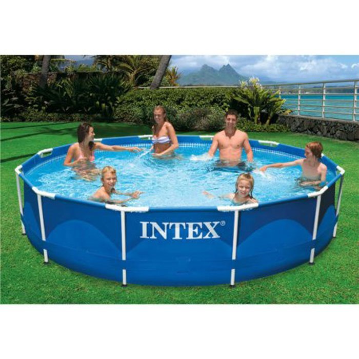 Intex 12ft X 30in Metal Frame Pool set/Above ground swimming Pool. | in Warwick, Warwickshire