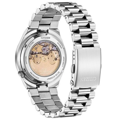 Pre-owned Citizen Nj0151-88x Tsuyosa Sapphire Automatic Gradient Blue Stainless Steel