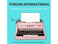 Publish.International Premium domain name for sale - business, startup