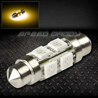 8 SMD 8SMD 11X39 ММ ЯНТАРНЫЙ 5050 5055 СВЕТОДИОДНЫЙ АВТОМОБИЛЬНЫЙ ВНУТРЕННИЙ КУПОЛ 12 В ЛАМПОЧКА НАКАЛИВАНИЯ