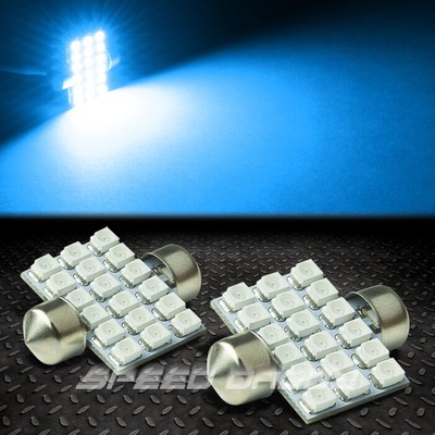 2X18 SMD 18SMD 31 ММ СИНИЙ 3528 5050 СВЕТОДИОДНЫЙ ВНУТРЕННИЙ КУПОЛ/КАРТА 12 В ЛАМПОЧКА НАКАЛИВАНИЯ