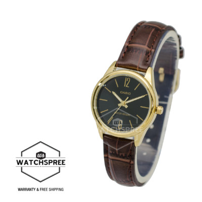 Casio Ladies' Standard Analog Watch LTPV005GL-1B LTP-V005GL-1B