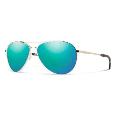 Smith Langley 2 Sunglasses - Women's - Gold w/ChromaPop Opal Mirror
