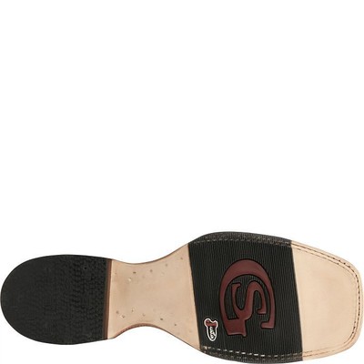 Pre-owned Justin Boots Justin Men's Gr8016 Dillon 11" Dark Espresso (brown) Square Toe Western Boots