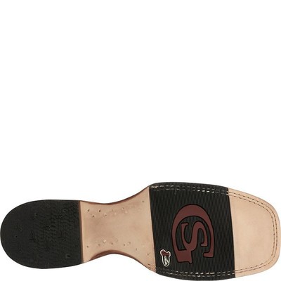 JUSTIN BOOTS JUSTIN MEN'S GR8015 DILLON 11" WAXY TAN (BROWN) SQUARE TOE WESTERN WORK BOOTS