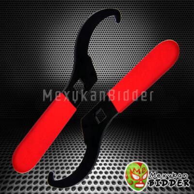 1 PAIR BLACK/RED COILOVER DAMPER SHOCKS LOWERING SPRING SLEEVE SPANNER WRENCH
