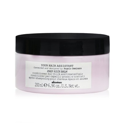 Davines Your Hair Assistant Prep Rich Balm Conditioner  Thick Treated Hair 200ml