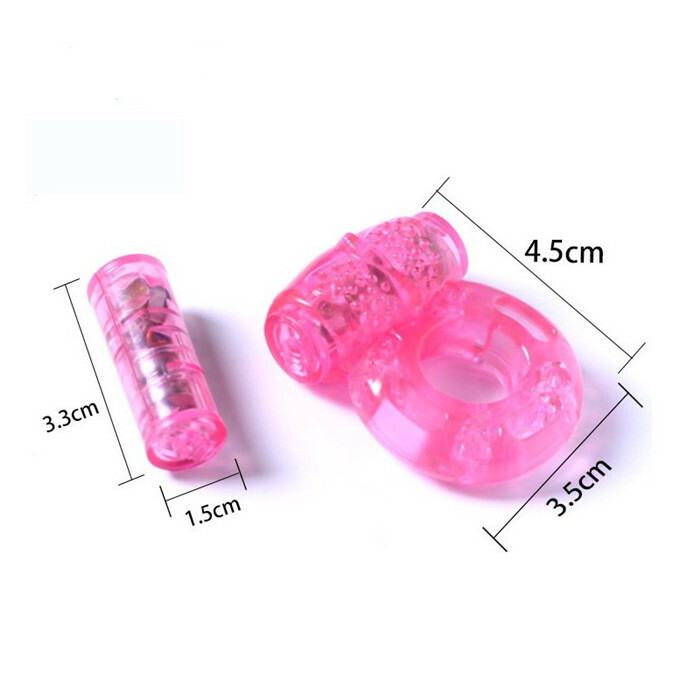 Mens Vibrating Cock Ring Vibrator With Batteries Impotence Delay Aid Stimulator - Picture 5 of 6