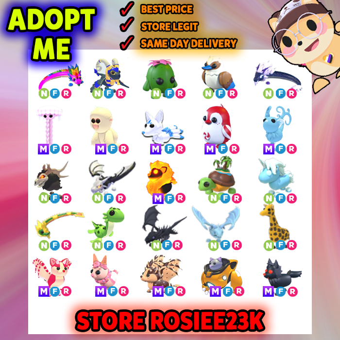 Adopt Your Pet From Me Today! Mega Neon Fly Ride MFR/NFR/FR 