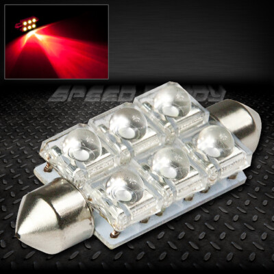 41 ММ КРАСНЫЙ АВТОМАТИЧЕСКИЙ ВНУТРЕННИЙ КУПОЛ 12 В ЛАМПОЧКИ НАКАЛИВАНИЯ ЛАМПЫ НАКАЛИВАНИЯ с 6X5 ММ SUPER FLUX LED