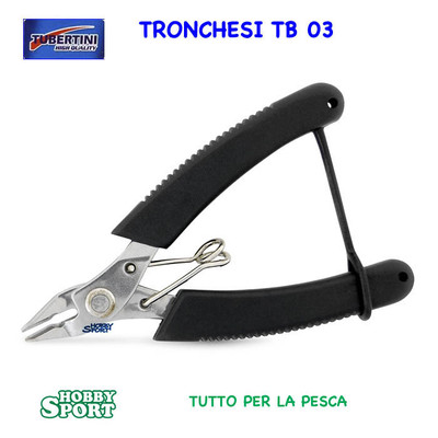 TB 03 TUBERTINI TRONCHESINE A PUNTA  PER LA PESCA - ACCIAIO INOX