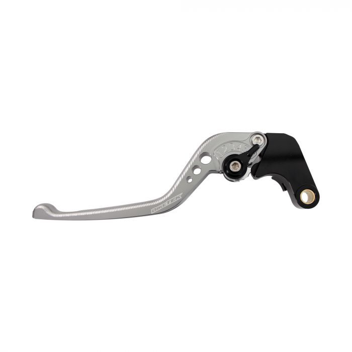 BikeTek Adjustable CNC Lever Long Clutch - Titanium / Black Adjuster - Honda
