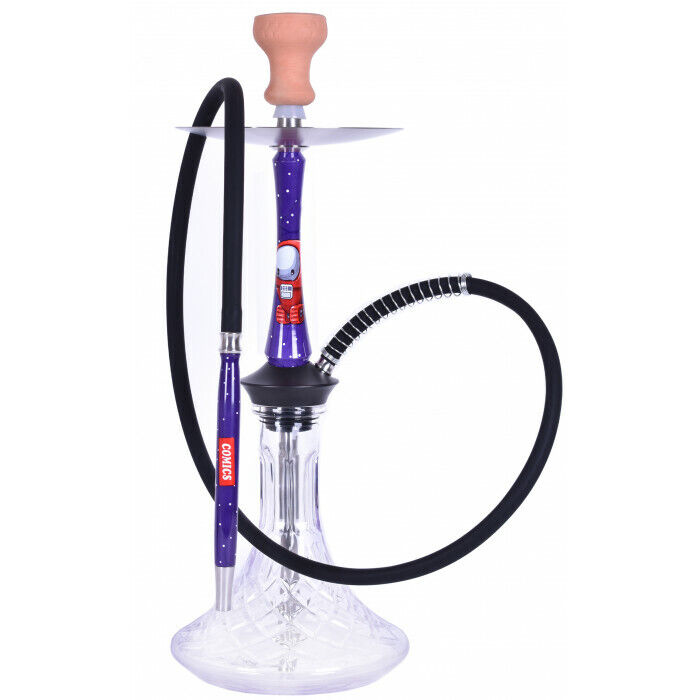 Hookah Yahya Union WALL-E Shisha Pipe Smoking Glass Complete Set Nargila أرجيلة