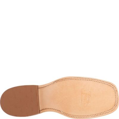 Pre-owned Justin Boots Justin Men's Br307 Austin 11" Cognac Broad Square Toe Western Pull-on Boots In Cognac (brown)