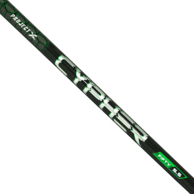 New Project X Cypher Driver Shaft. With Adapter + Grip High Launch Max Distance