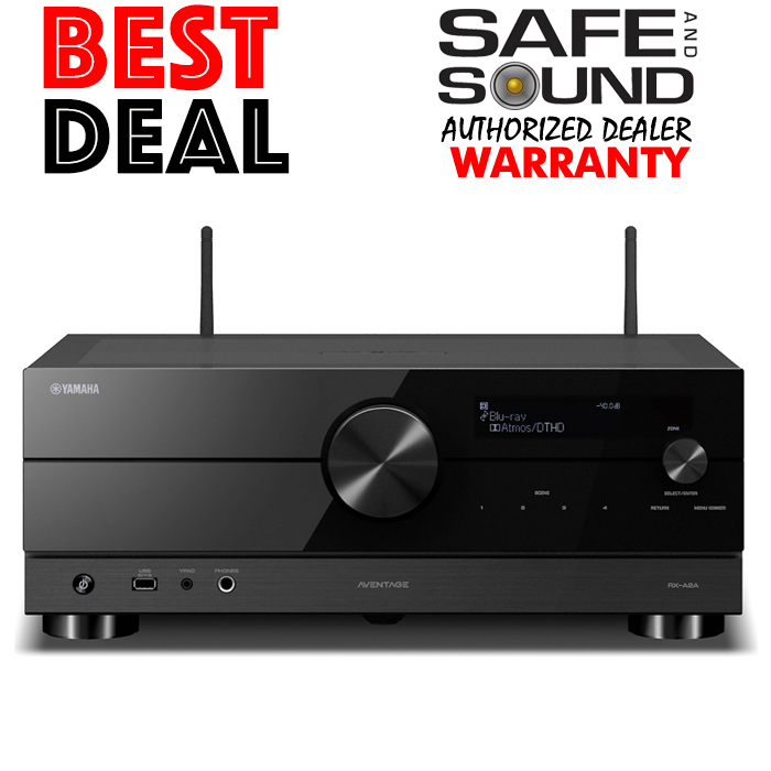 Yamaha Aventage RX-A2A 7.2 Channel AV Receiver | 8K HDMI