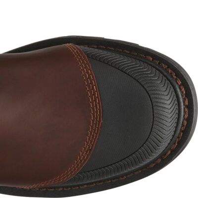 Pre-owned Justin Boots Justin Men's Wk2152 Warhawk Ii 11" Brown Waterproof Nano Comp Toe Work Boots In Chestnut (brown)