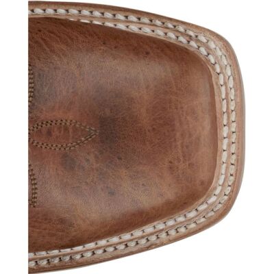 Pre-owned Justin Boots Justin Women's Br539 Peyton 11" Amber (brown) Square Toe Western Mid-calf Boots
